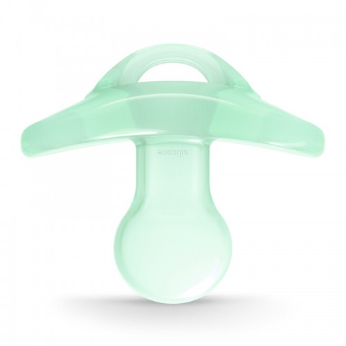 NUK Sensitive Silicone Soother | Pacifier | 100% Soft Silicone | Comfy Orthodontic Pacifier | Recommended by Pediatricians | 1pcs/ Box | Made in USA